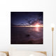 Tranquil Sea against Moody Wall Decal Design 2