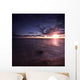 Tranquil Sea against Moody Wall Decal Design 2
