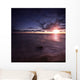 Tranquil Sea against Moody Wall Decal Design 2