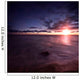Tranquil Sea against Moody Wall Decal Design 2