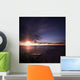 Tranquil Sea against Moody Wall Decal Design 1