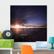 Tranquil Sea against Moody Wall Decal Design 1