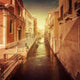 Vintage Shot Venetian Canal Wall Decal Design 2