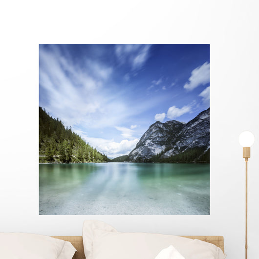 Lake Braies and Dolomite Wall Decal Design 4