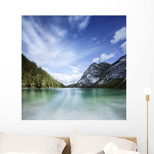 Lake Braies and Dolomite Wall Decal Design 4