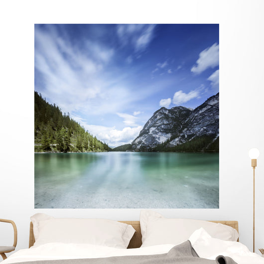 Lake Braies and Dolomite Wall Decal Design 4