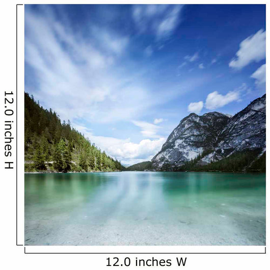 Lake Braies and Dolomite Wall Decal Design 4