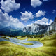 Winding Road Forest Dolomite Wall Decal Design 2