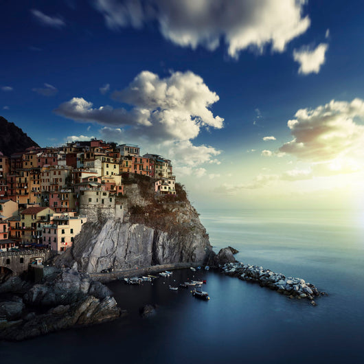 Manarola Rocks Sunset La Wall Decal