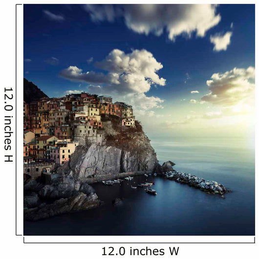 Manarola Rocks Sunset La Wall Decal