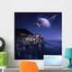 Manarola Starry Night with Wall Decal