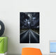 Asphalt Road with Stormy Wall Decal Design 1