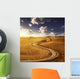 Country Road Field Sunset Wall Decal Design 3