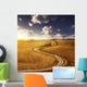 Country Road Field Sunset Wall Decal Design 3