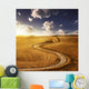 Country Road Field Sunset Wall Decal Design 3