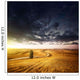 Country Road Field Sunset Wall Decal Design 2