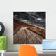 Country Road Field with Wall Decal Design 4