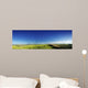 Panoramic Green Field with Wall Decal