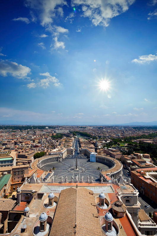 Aerial St Peter's Square Wall Decal
