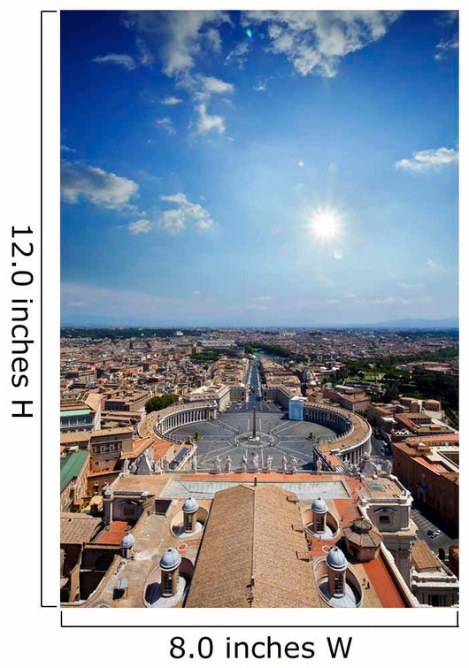 Aerial St Peter's Square Wall Decal