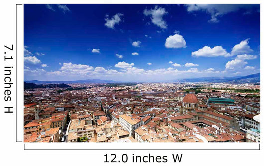 Aerial Milan Italy Wall Decal