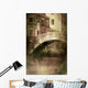 Vintage Shot Venetian Canal Wall Decal Design 1