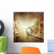 Vintage Photo Venetian Canal Wall Decal