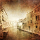 Vintage Photo Venetian Canal Wall Decal