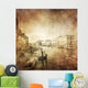Vintage Photo Grand Canal Wall Decal