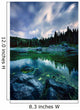 Karersee Lake and Dolomite Wall Decal Design 3