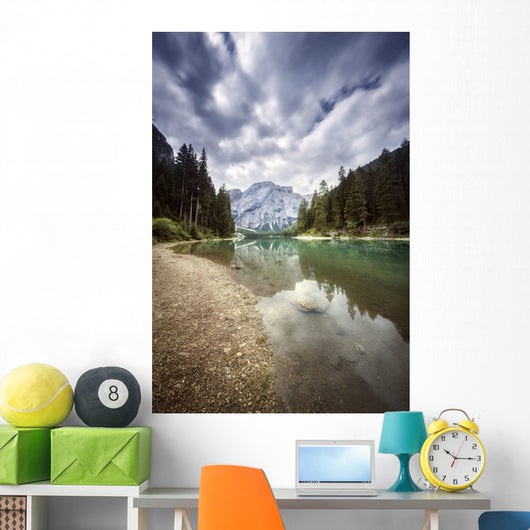 Lake Braies and Dolomite Wall Decal Design 3