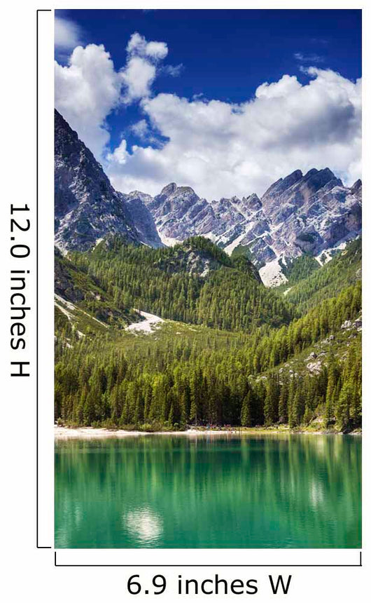 Lake Braies and Dolomite Wall Decal Design 2