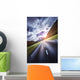 Asphalt Road Leading to Wall Decal