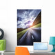 Asphalt Road Leading to Wall Decal