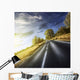 Asphalt Road Sunset Tuscany Wall Decal