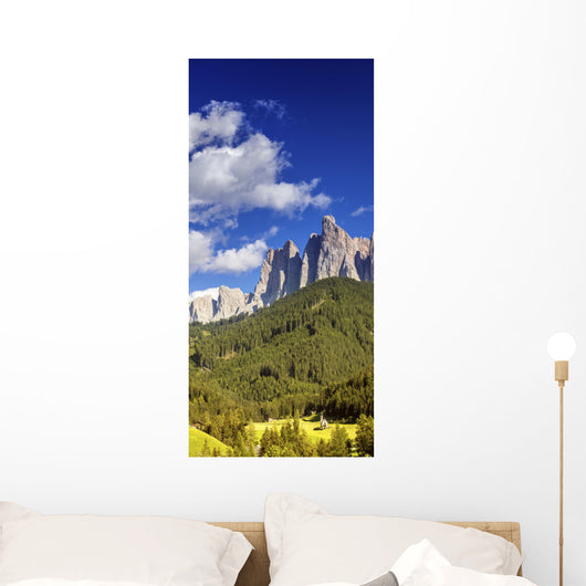 Dolomite Alps and Forest Wall Decal