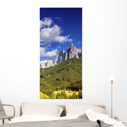 Dolomite Alps and Forest Wall Decal