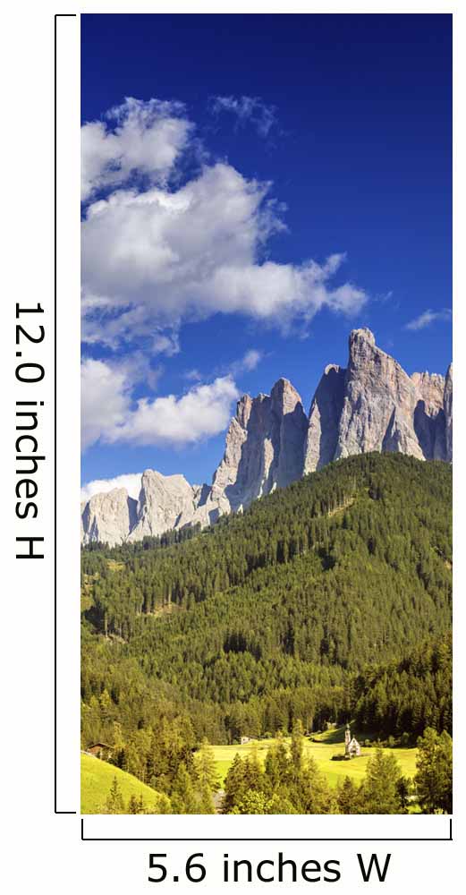 Dolomite Alps and Forest Wall Decal