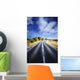 Asphalt Road against Tranquil Wall Decal