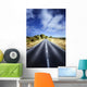 Asphalt Road against Tranquil Wall Decal