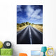 Asphalt Road against Tranquil Wall Decal