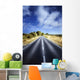 Asphalt Road against Tranquil Wall Decal