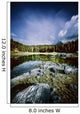 Karersee Lake and Dolomite Wall Decal Design 2