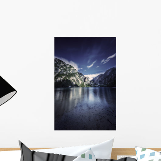 Lake Braies and Dolomite Wall Decal Design 1