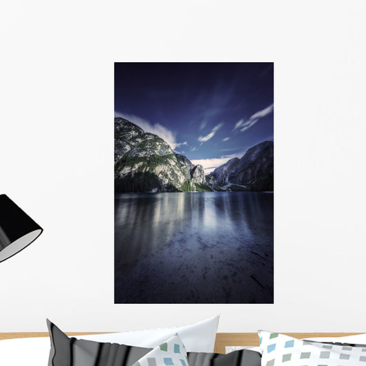 Lake Braies and Dolomite Wall Decal Design 1