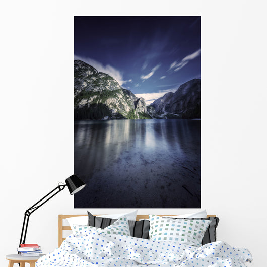 Lake Braies and Dolomite Wall Decal Design 1