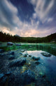 Karersee Lake and Dolomite Wall Decal Design 1