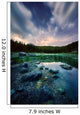 Karersee Lake and Dolomite Wall Decal Design 1