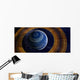 Ringed Blue Gas Giant Wall Decal