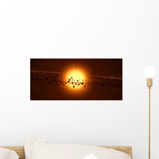 Young Star Circled Debris Wall Decal
